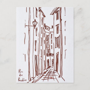 Carte Postale Rue du Rondier Grasse, France