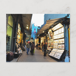 Carte Postale Rue du Tresor Art Alley Québec