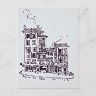 Carte Postale Rue du Vieux Port dans la vieille ville de Nice