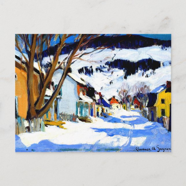 Carte Postale Rue du Village, Bair-Saint Paul (Devant)