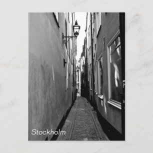 Carte Postale Rue étroite à Stockholm