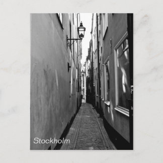 Carte Postale Rue étroite à Stockholm