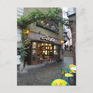 Carte Postale Rue européenne romantique