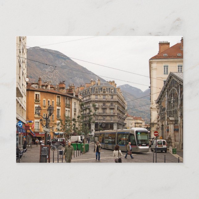 Carte Postale Rue Grenoble (Devant)