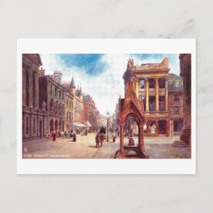 Carte Postale Rue High Street vintage, Inverness, Écosse