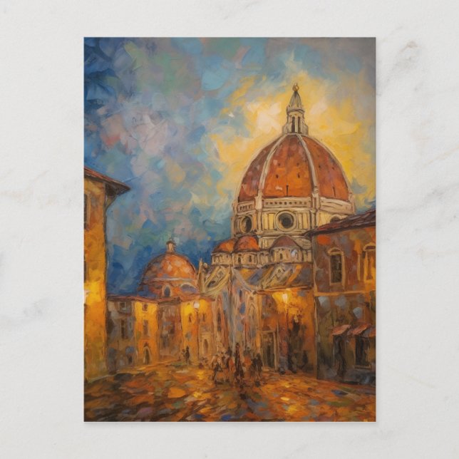Carte Postale Rue italienne | Florence, Italie | Voyage (Devant)