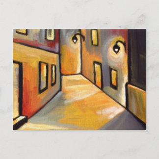 CARTE POSTALE RUE LA NUIT