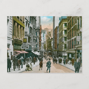 Carte Postale Rue Nassau vintage, New York