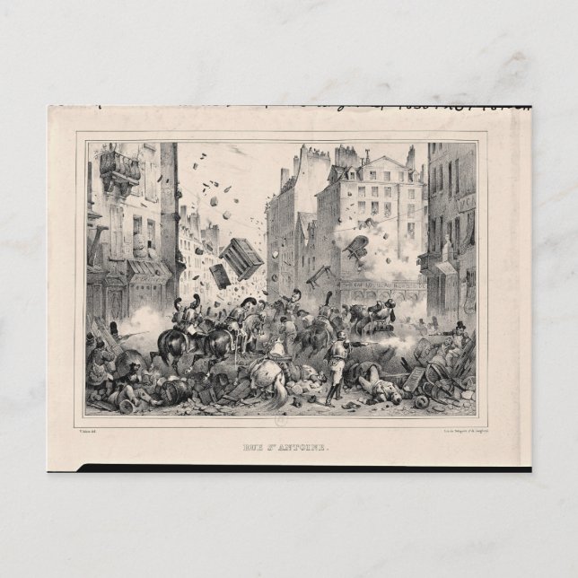 Carte Postale Rue Saint-Antoine (Devant)