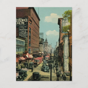Carte Postale Rue Saint-Catherine 1920, rue Saint-Catherine