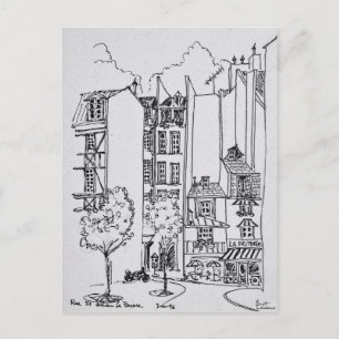 Carte Postale Rue Saint-Julien-le-Pauvre   Paris, France