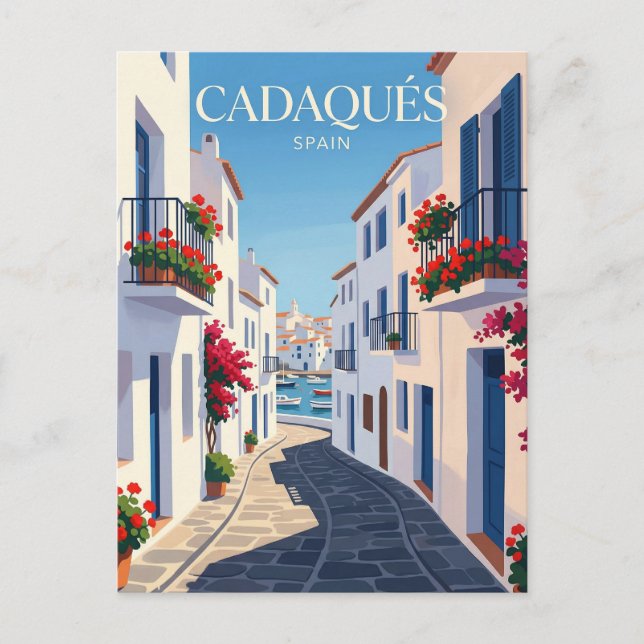 Carte Postale Rue Santa María Espagne (Devant)