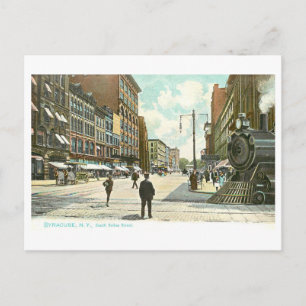 Carte Postale Rue South Salina vintage, Syracuse, New York
