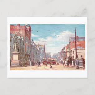 Carte Postale Rue St. Mary's vintage, Cardiff, Pays de Galles