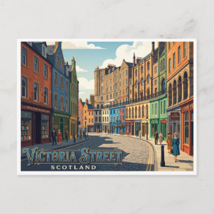 Carte Postale Rue Victoria Édimbourg Écosse