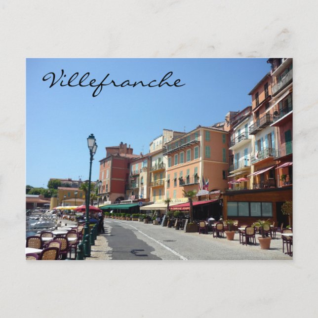 Carte Postale rue villefranche (Devant)