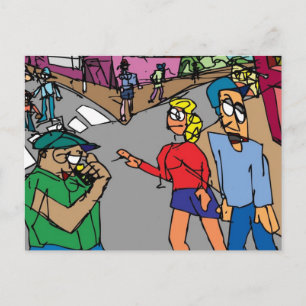 Carte Postale Rue vue