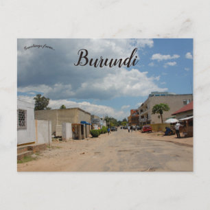 Carte Postale Rues de Bujumbura Burundi