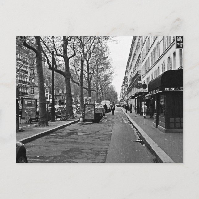 Carte Postale Rues de Paris (Devant)