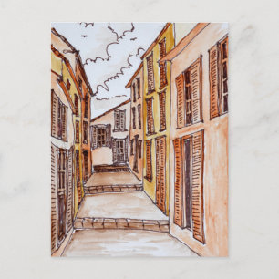 Carte Postale Rues de Saint-Tropez Côte d'Azur, France