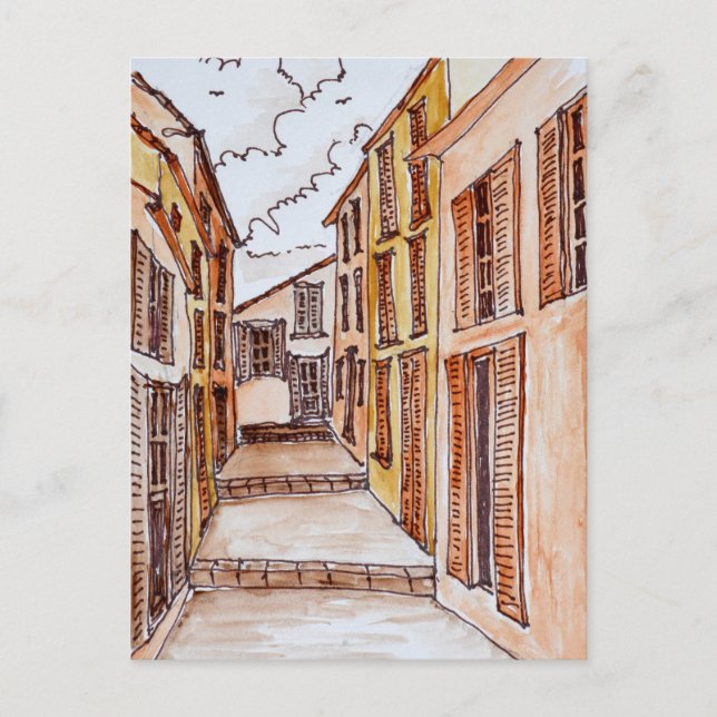 Carte Postale Rues de Saint-Tropez | Côte d'Azur, France (Devant)