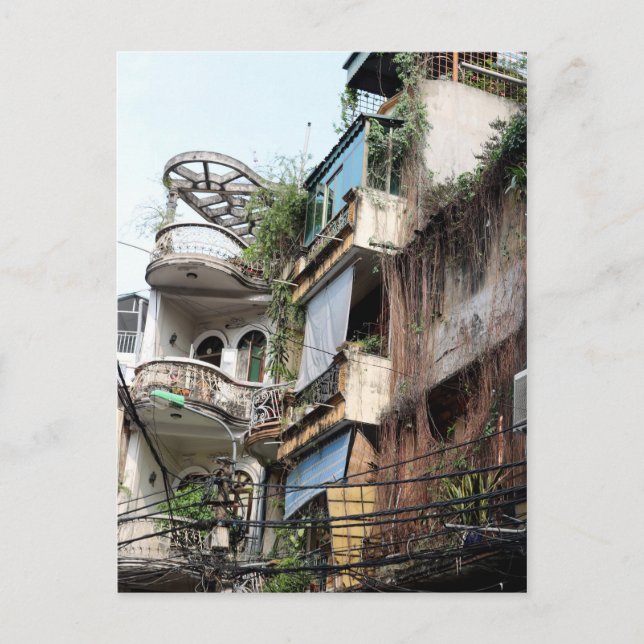 Carte Postale Rues d'Hanoï (Devant)