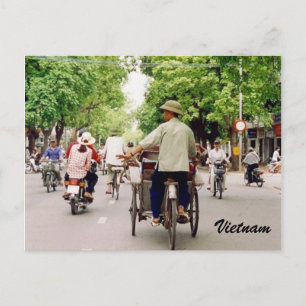 Carte Postale rues vietnam