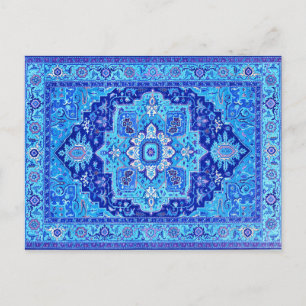 Carte Postale RUG PERSIEN - Bleu