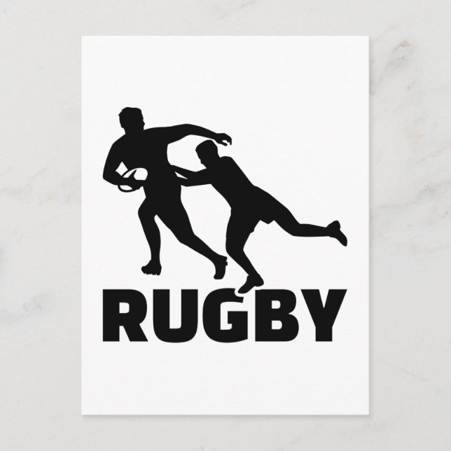 Carte Postale Rugby (Devant)