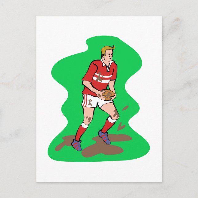 Carte Postale Rugby (Devant)