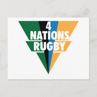 Carte Postale Rugby à 4 Naciones