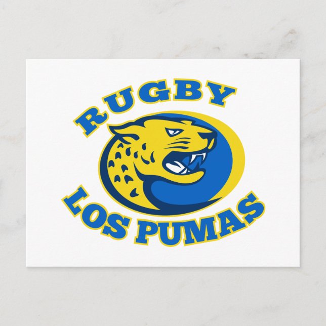 Carte Postale Rugby Argentine Los Pumas (Devant)