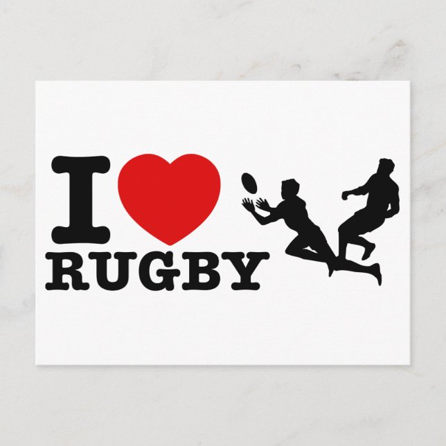 Carte Postale Rugby Designs (Devant)