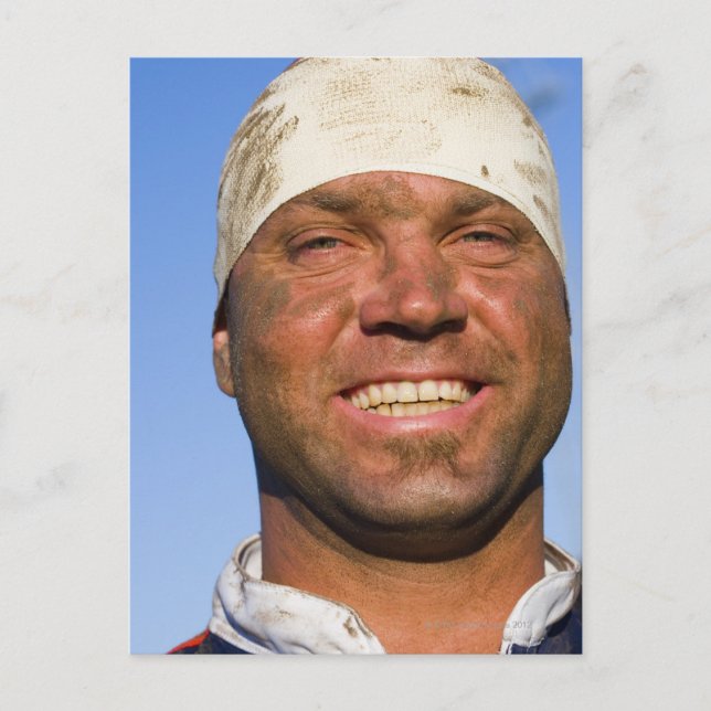 Carte Postale Rugby hooligan (Devant)