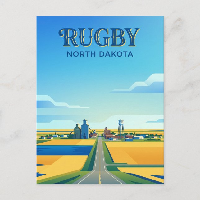 Carte Postale Rugby USA (Devant)