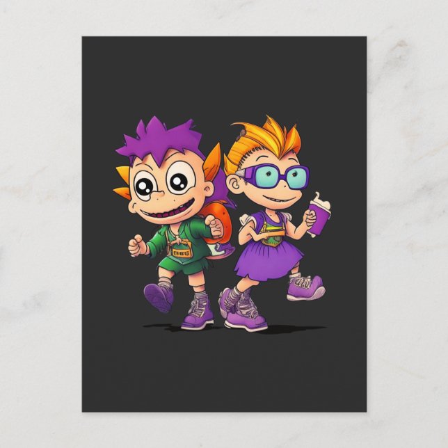 Carte Postale Rugrats - Reptar on the Loose : A Rugrats Adventur (Devant)