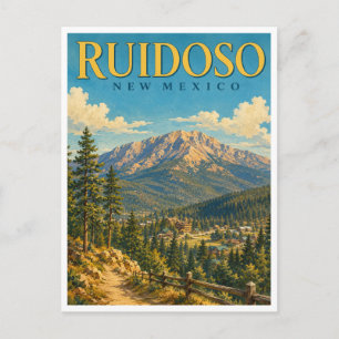 Carte Postale Ruidoso Nouveau-Mexique Sierra Blanca GeoSaga