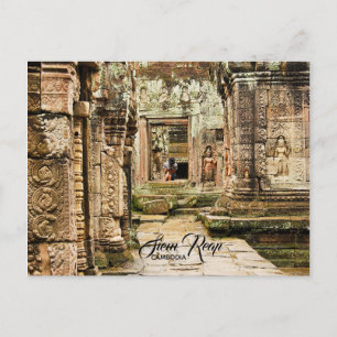 Carte Postale Ruines à Siem Reap, Cambodge