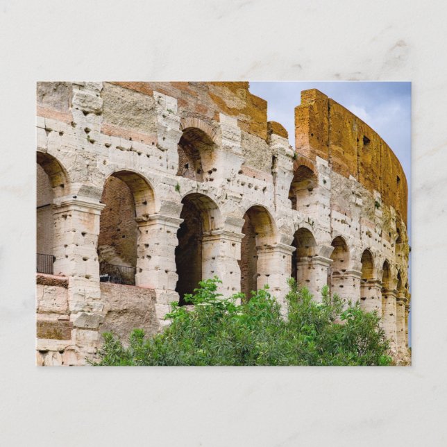 Carte Postale Ruines Antiques du Colisée à Rome, Italie (Devant)