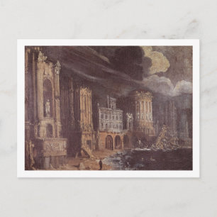 Carte Postale Ruines avec la Légende de Saint Augustin (huile su