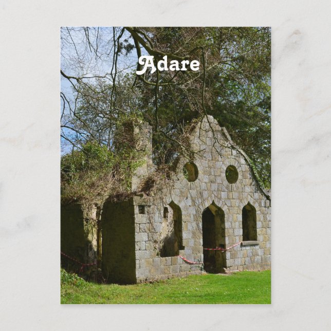 Carte Postale Ruines d'Adare (Devant)