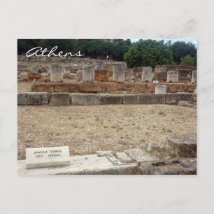 Carte Postale ruines d'agora