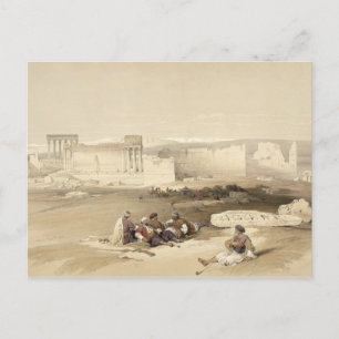 Carte Postale Ruines de Baalbec, 5 mai 1839, plaque 77 de Volu