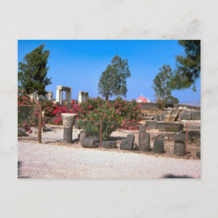Carte Postale Ruines de Capernaum, Galilée