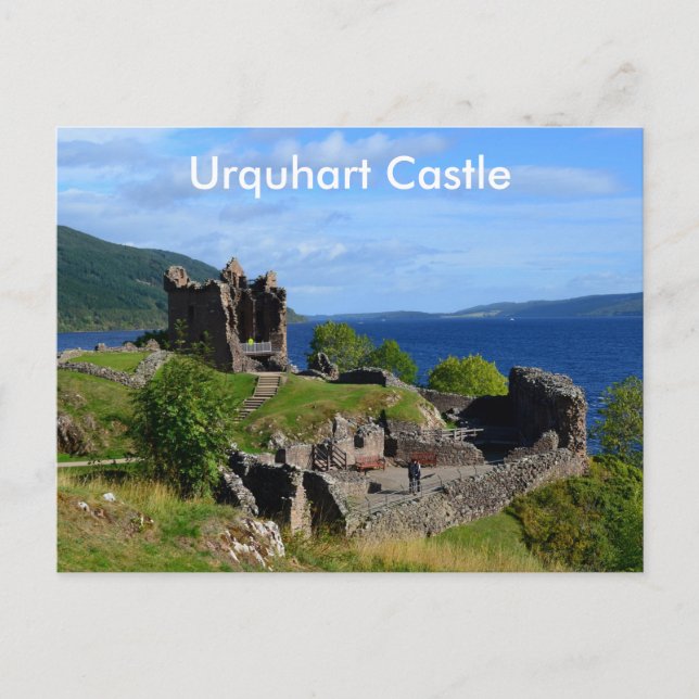 Carte Postale Ruines du château pittoresque d'Urquhart (Devant)