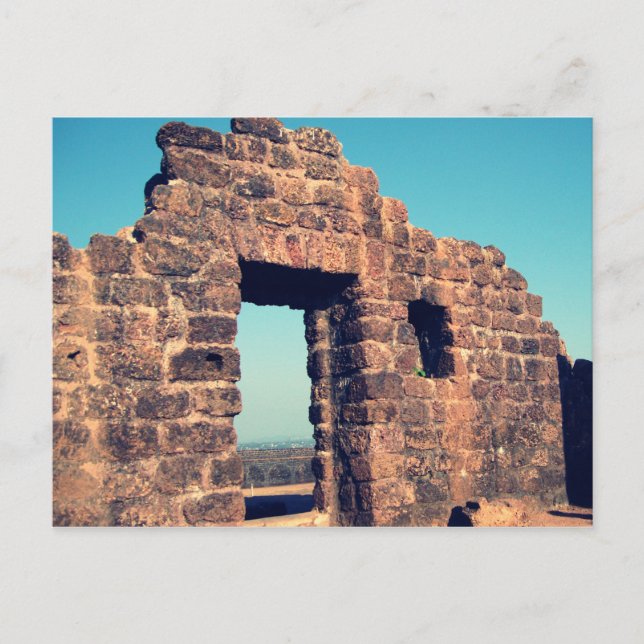 Carte Postale Ruines du fort Aguada Goa Inde (Devant)
