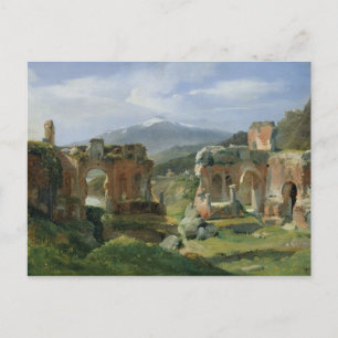 Carte Postale Ruines du Théâtre à Taormina