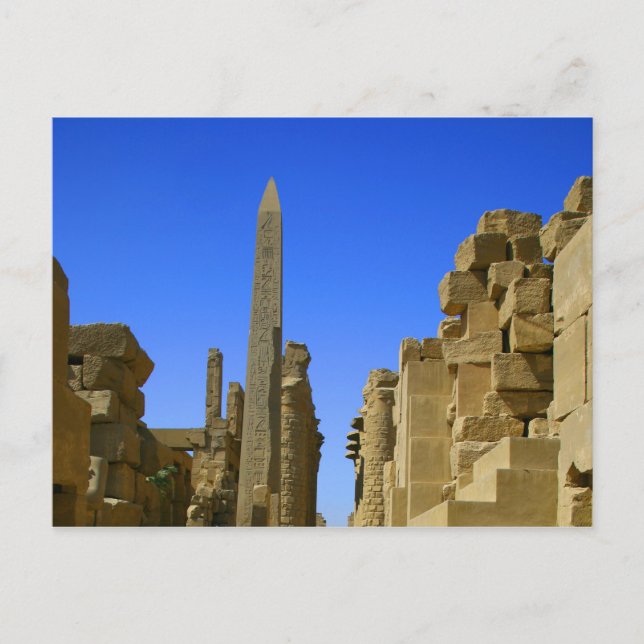 Carte Postale Ruines égyptiennes Karnack (Devant)