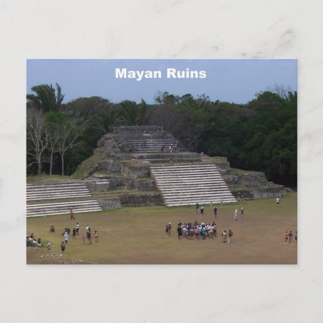 Carte Postale Ruines mayas (Devant)