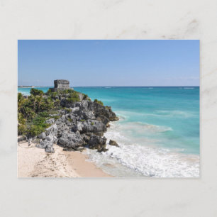 Carte Postale Ruines mayas à Tulum Mexique